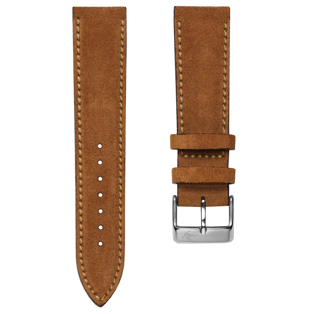 Lion Beige Suede Genuine Italian Leather Strap