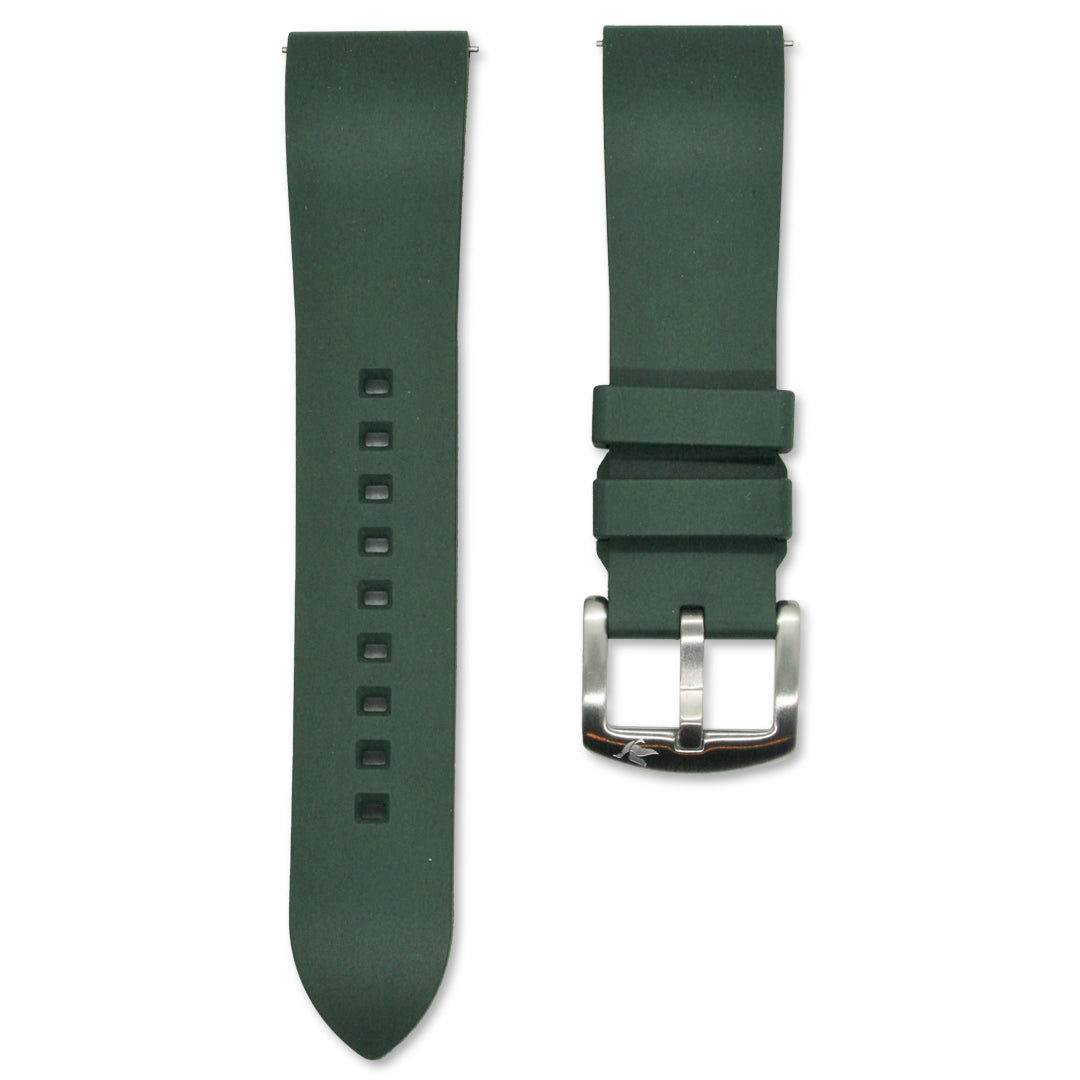 Rubber Straps 20 and 22mm  with Pin Buckle