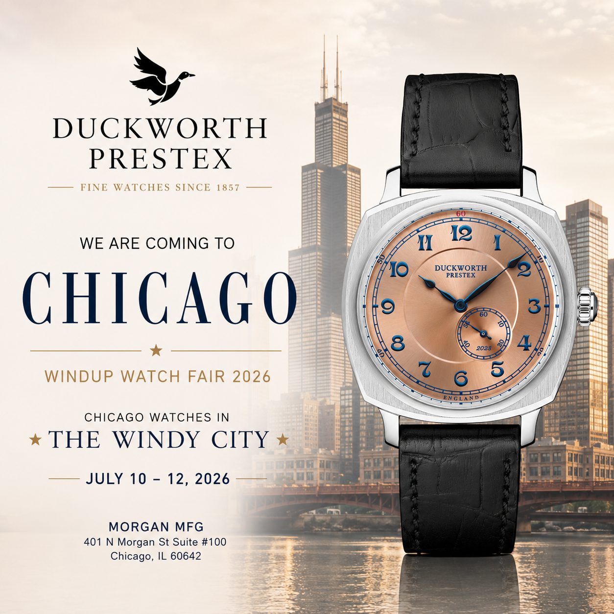 Duckworth Prestex Is Coming To Chicago | Windup Watch Fair 2026