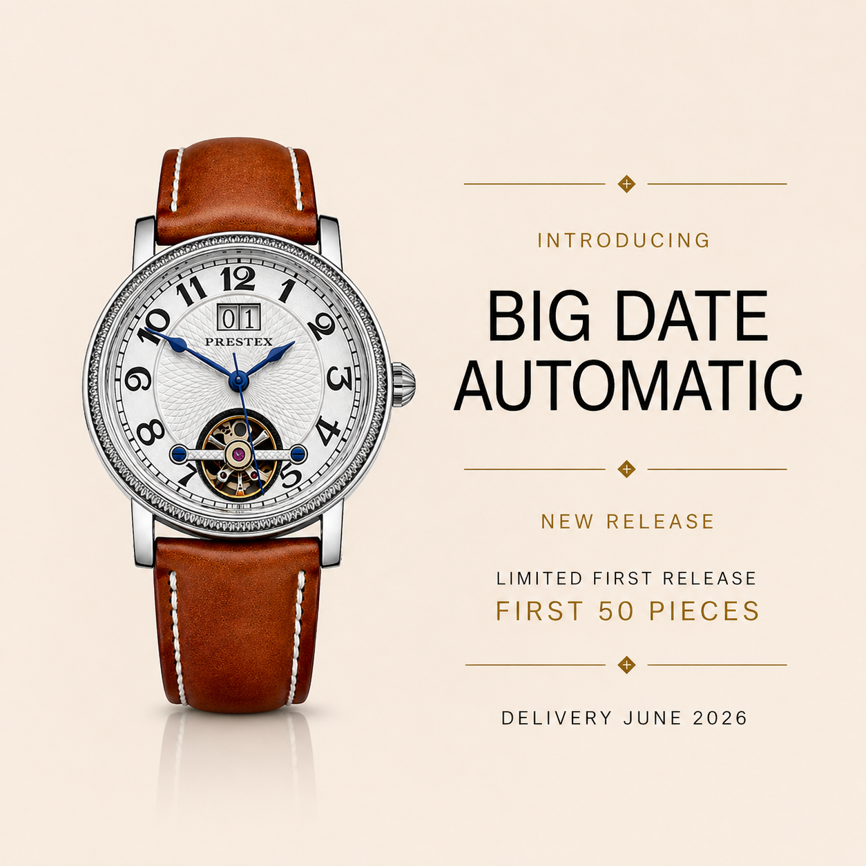 Prestex Big Date Automatic | Limited First Release