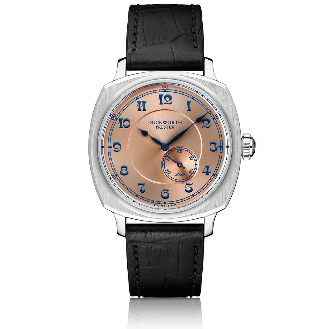 Coronation 2023 limited edition watch in salmon pink