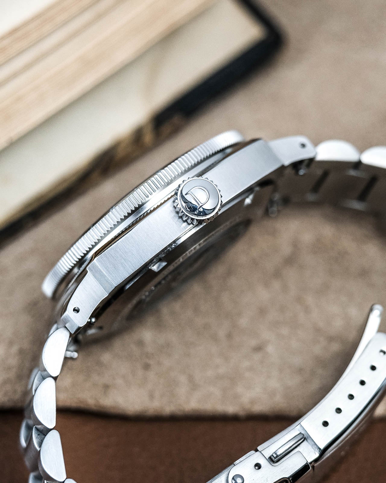 
                  
                    Rivington GMT watch blue dial on steel bracelet
                  
                
