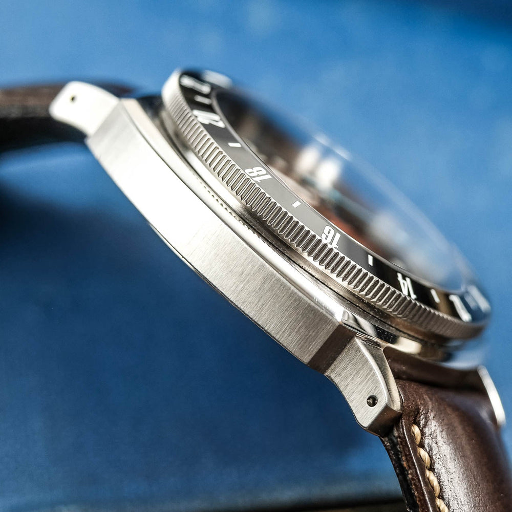 
                  
                    Rivington GMT watch blue dial on steel bracelet
                  
                