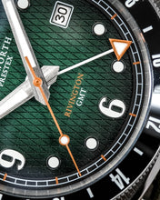 Load image into Gallery viewer, Rivington GMT watch green dial on steel bracelet
