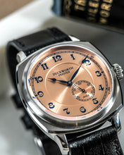 Load image into Gallery viewer, Coronation 2023 limited edition watch in salmon pink

