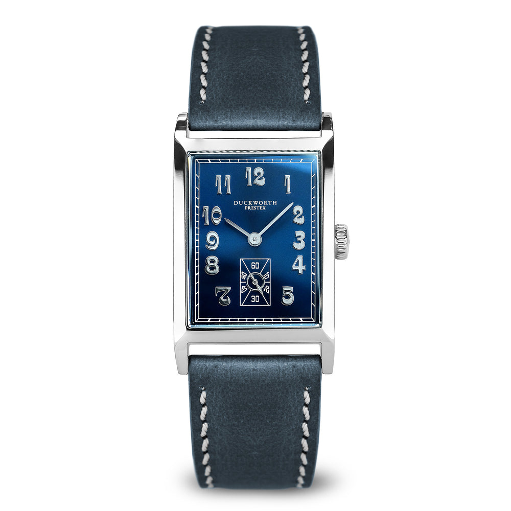 Centenary blue dial blue leather