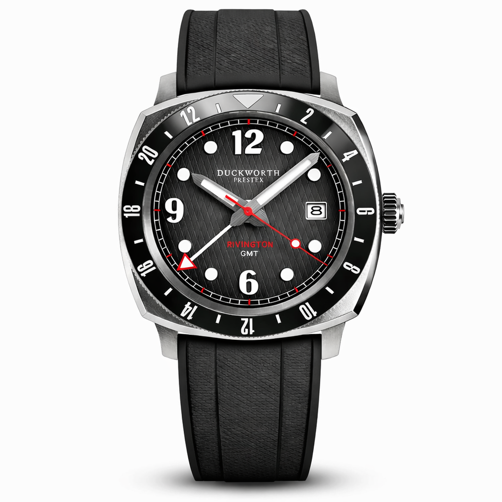 Rivington GMT Automatic Black – Duckworth Prestex