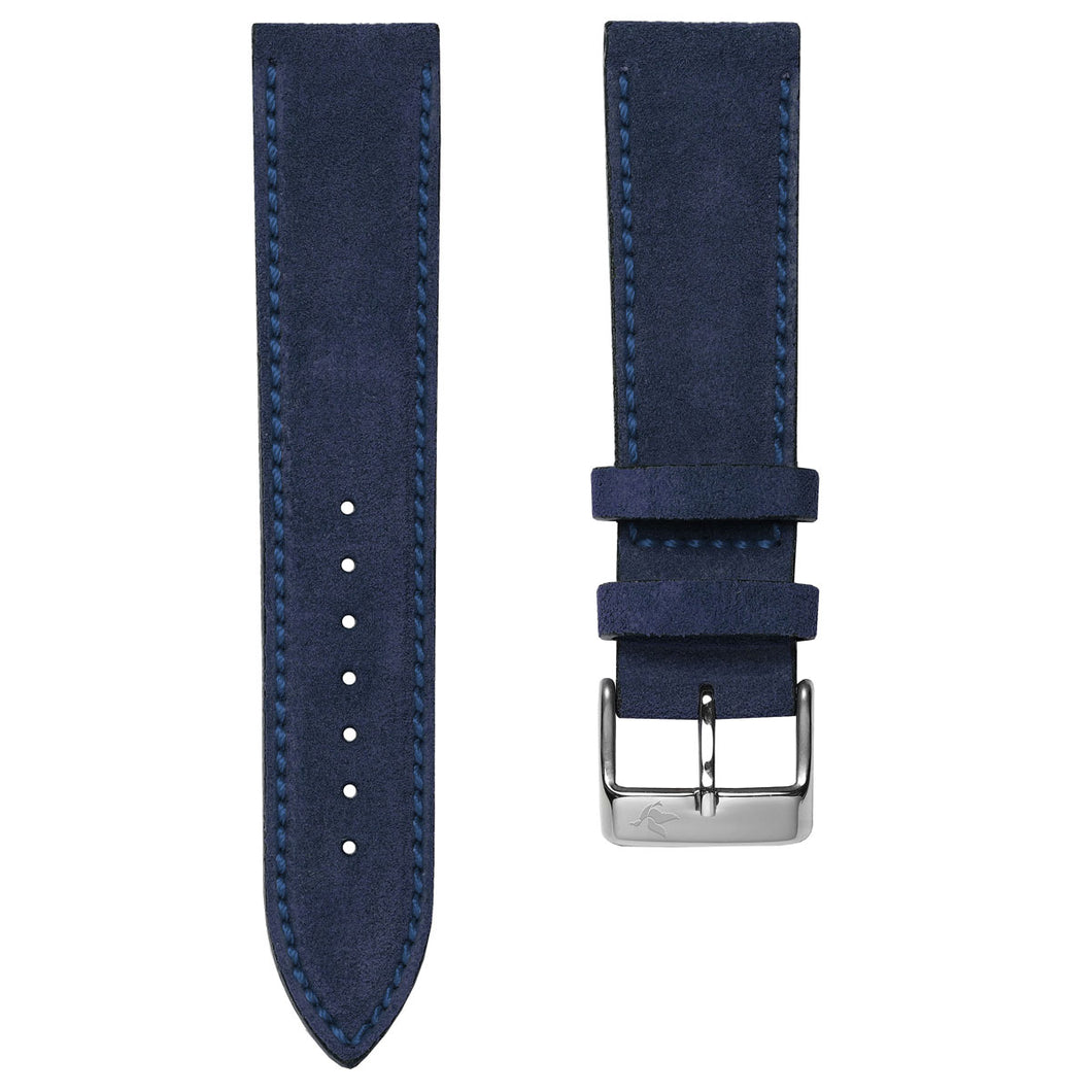 Oceania Blue Suede Italian Leather Strap