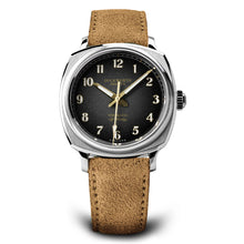 Load image into Gallery viewer, Verimatic 39mm black fumé beige suede
