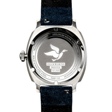Load image into Gallery viewer, Verimatic 39mm blue fumé black leather
