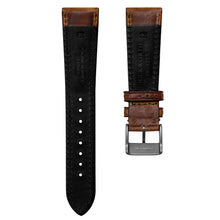 Load image into Gallery viewer, Light Brown Horween Genuine Leather Padded Strap
