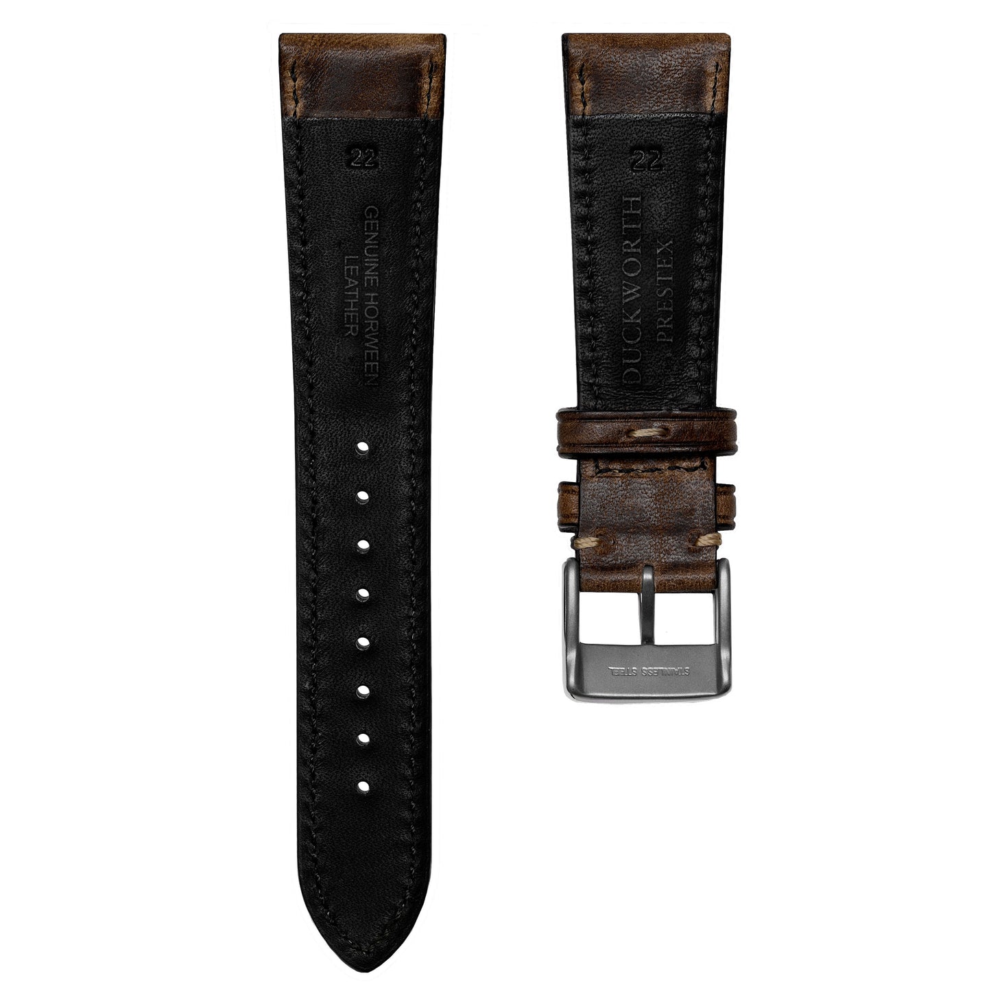 
                  
                    Dark Brown Horween Genuine Leather Strap
                  
                