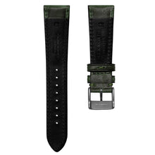 Load image into Gallery viewer, Dark Green Horween Genuine Leather Strap
