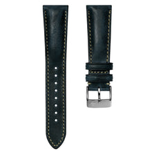 Load image into Gallery viewer, Dark Blue Horween Genuine Leather Strap
